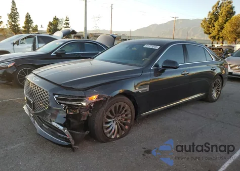 2021 Genesis G90 Ultimate из США, поврежденный, VIN KMTF54PH3MU084782